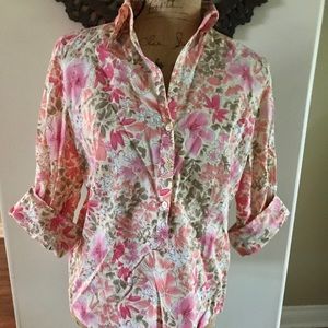 Loft Spring Floral Blouse